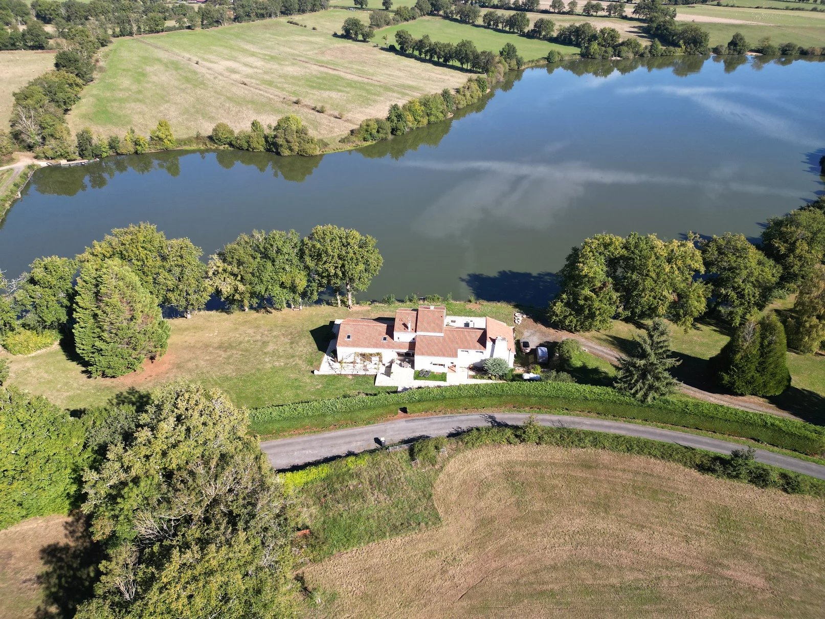 Property in France with lake for sale