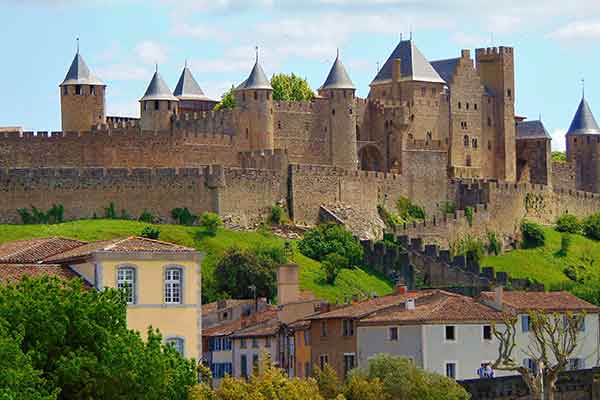 The magnificent fortified city of Carcassonne at the heart of Cathar country